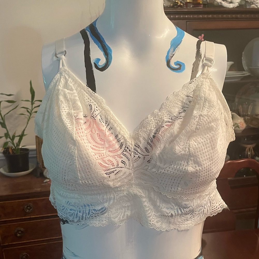 White aerie bralette